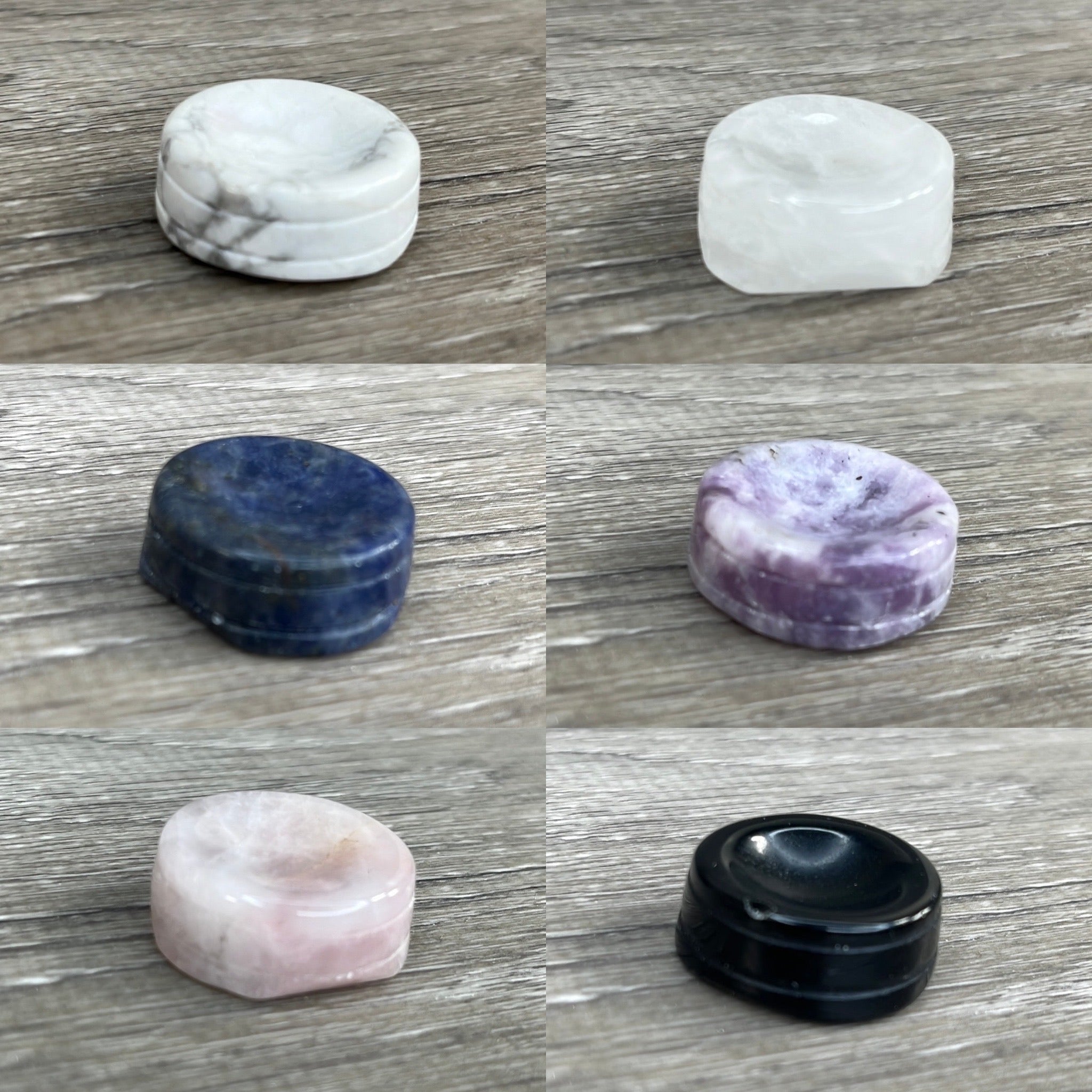 assorted gemstone ball display holder for metaphysical shops