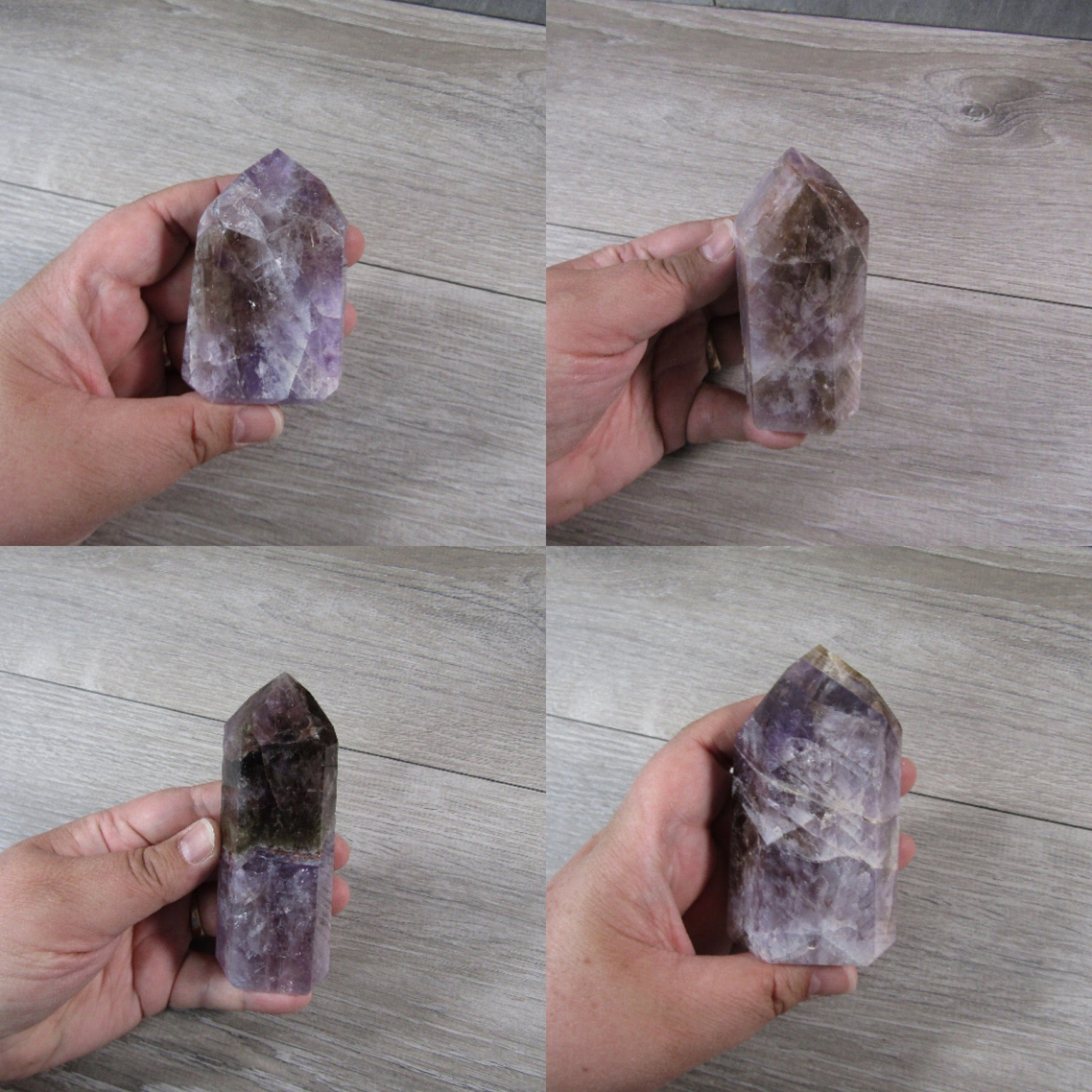 Large Super Seven 7 obelisk crystal point for wholesale display