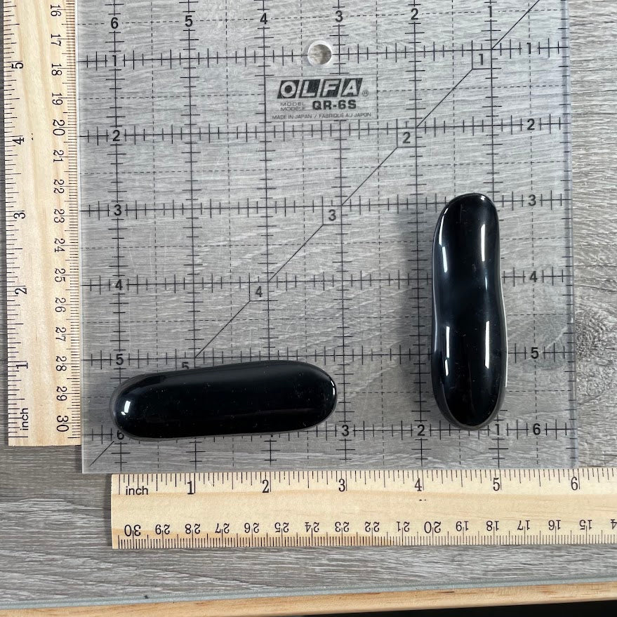 Black Obsidian Polished Massage Wand