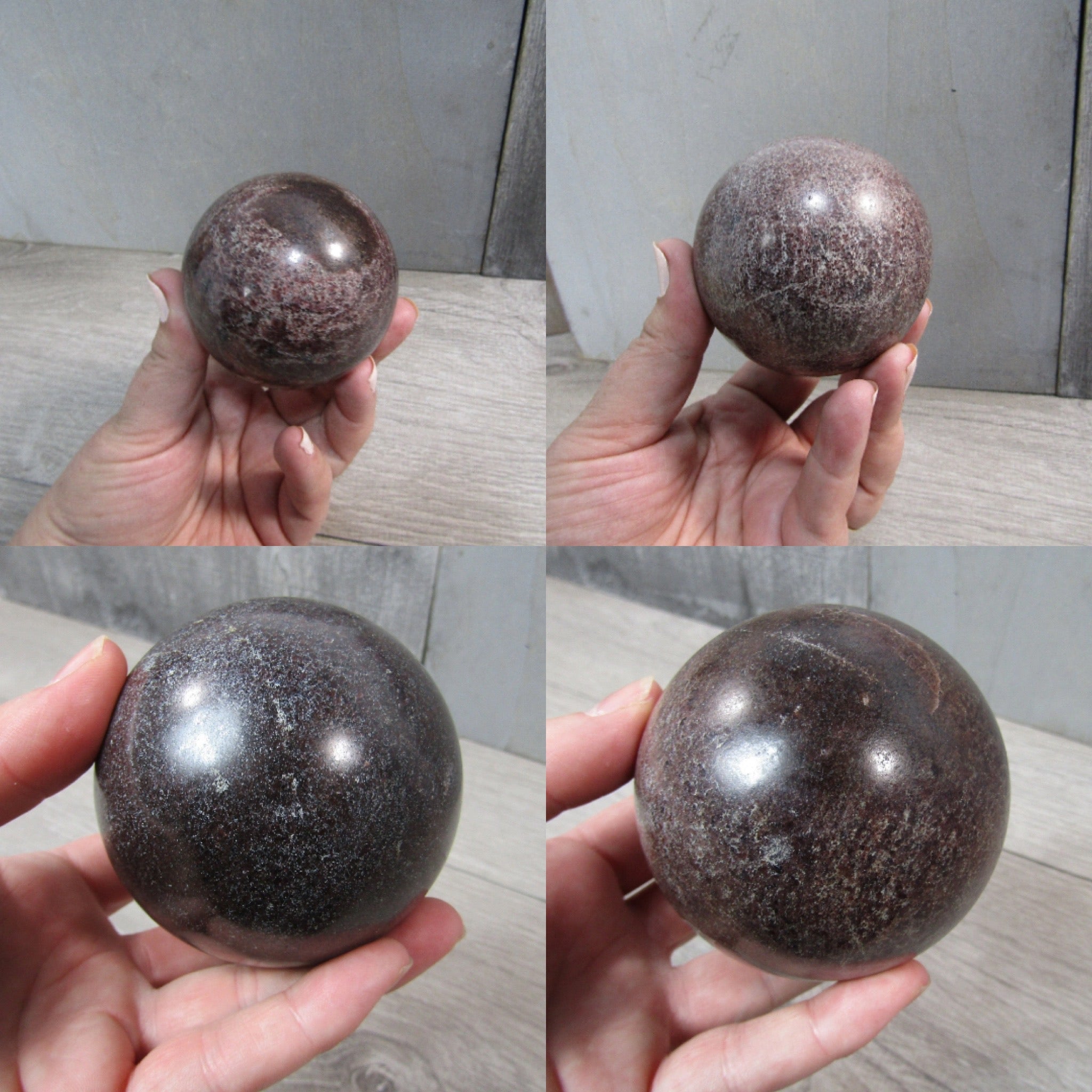 Large Natural Garnet Sphere for Sale in Bulk