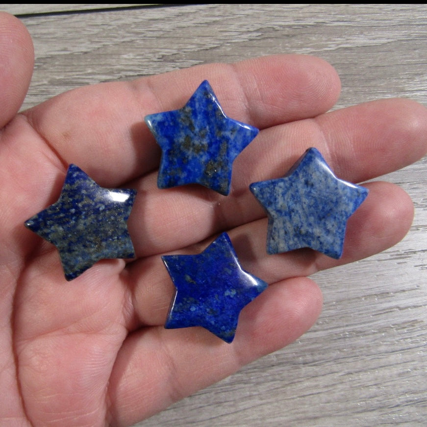 lapis lazuli 1 inch gemstone stars - wholesale