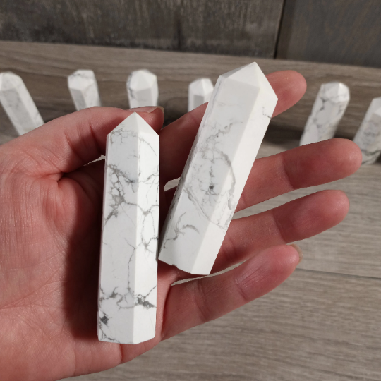 Howlite towers for resale