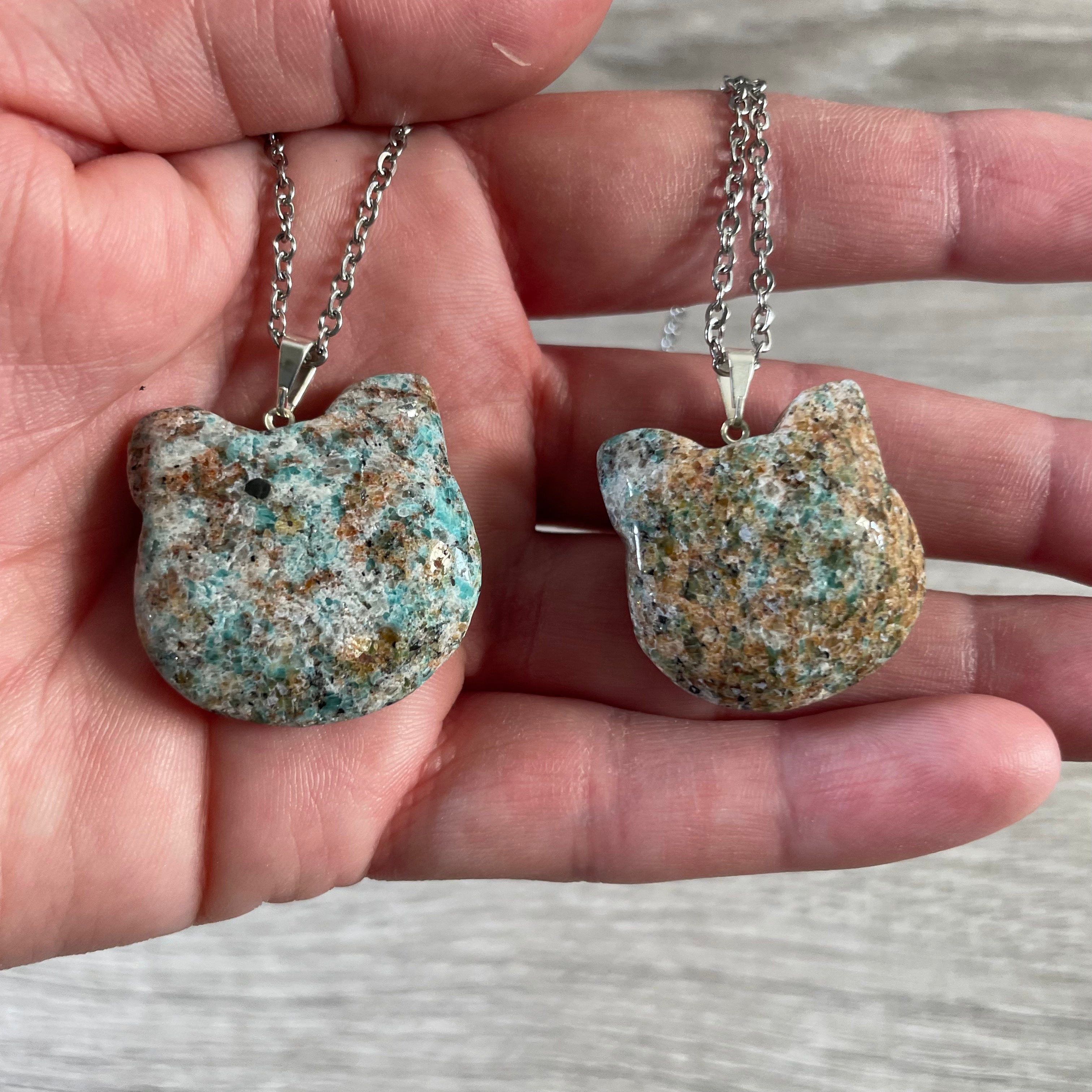 amazonite pendant for necklaces, crafts, gifts, or retail resale