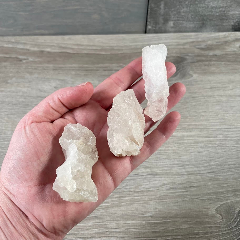 Raw Ice Quartz stones for wholesale crystal retailers