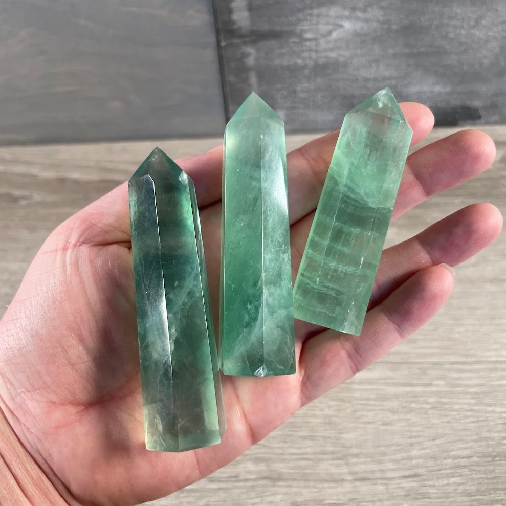 fluorite crystal obelisks wholesale metaphysical supplies