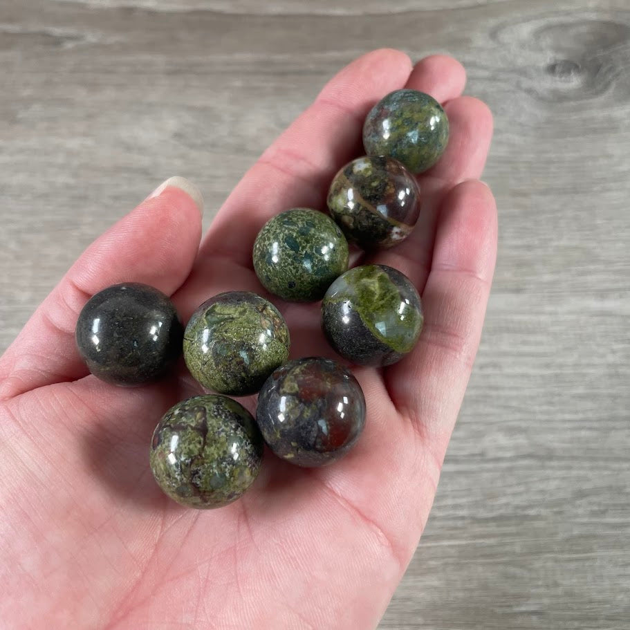 dragon bloodstone wholesale gemstone spheres
