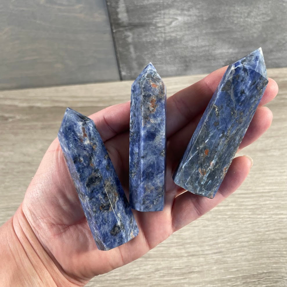 sodalite crystal obelisks wholesale USA suppliers