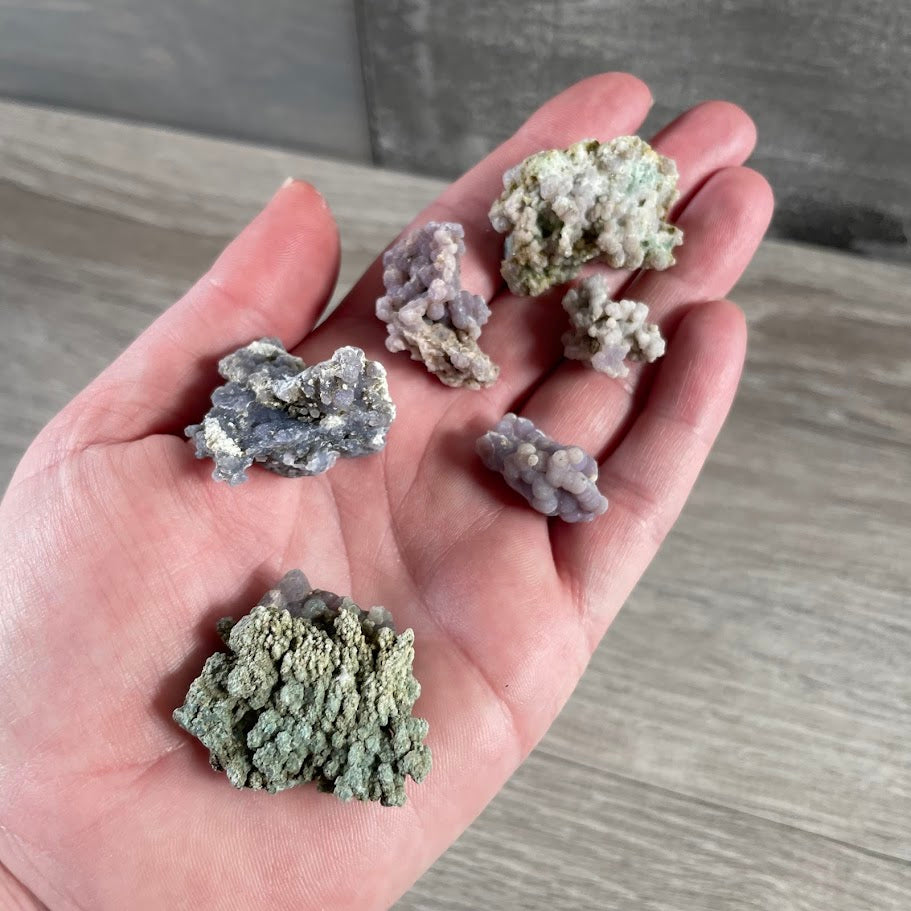 grape agate natural gemstones bulk