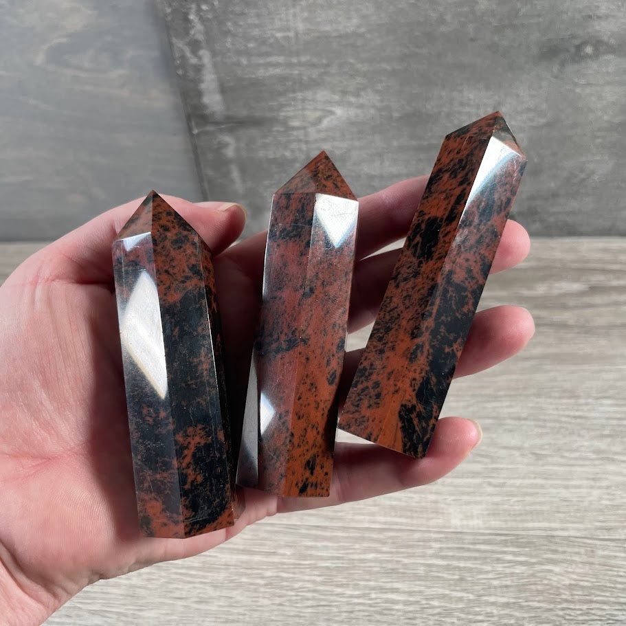 mahogany obsidian wholesale obelisk