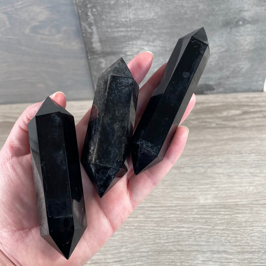 Obsidian reiki healing tools gemstone wands wholesale