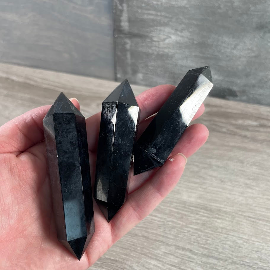 Obsidian wholesale double terminated crystals
