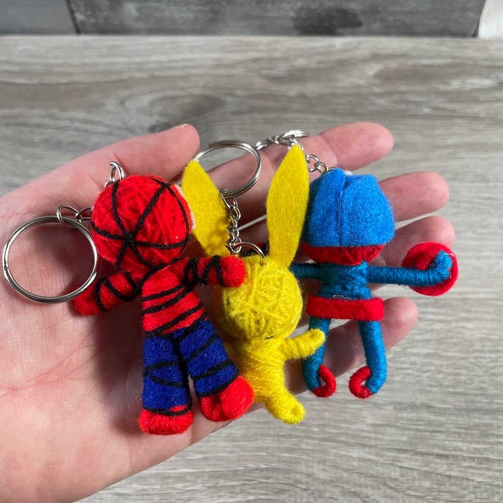 Wholesale Assorted Thailand Character Keychains – Cute Travel Souvenir Key Rings