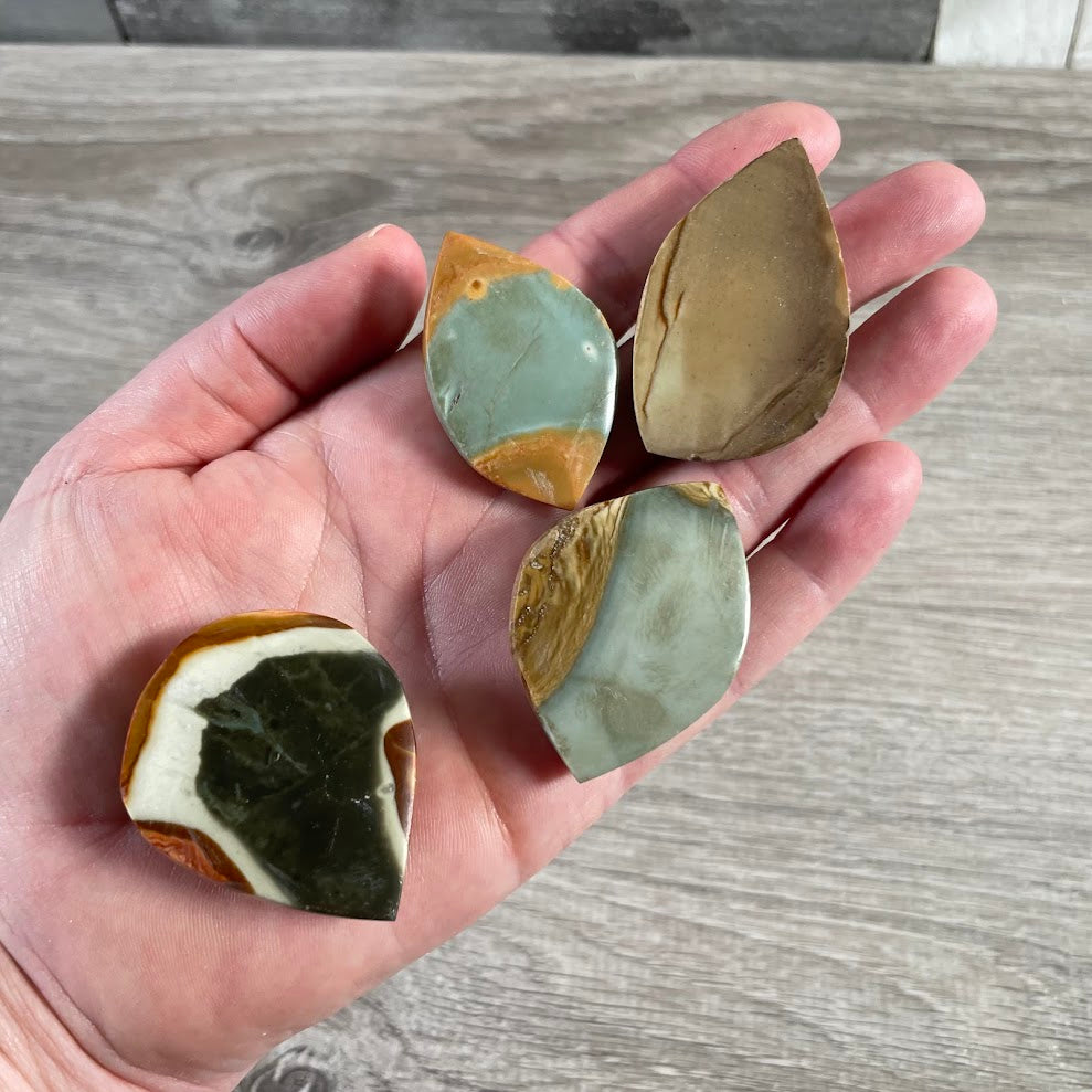 Earth tone jasper cabochons for metaphysical shops and crystal crafts