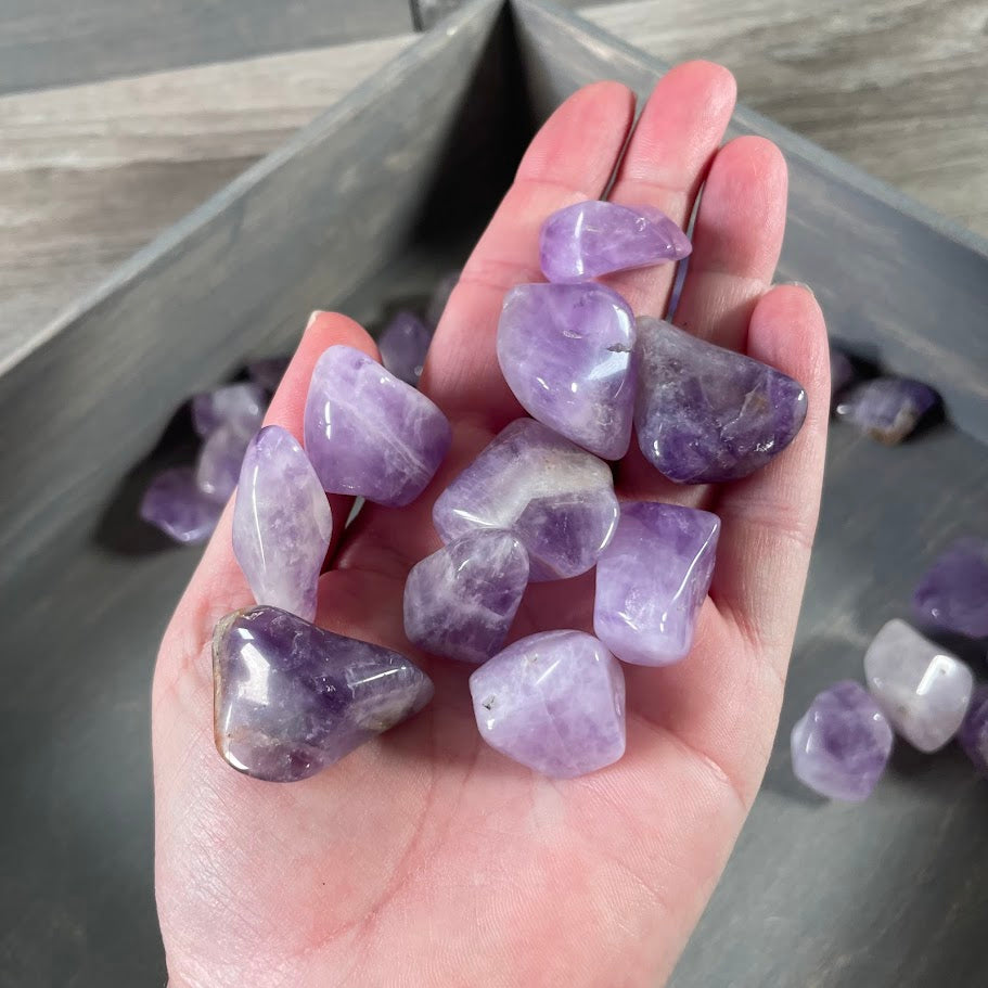 Amethyst Tumbled Stones Bulk Lot for gift shops