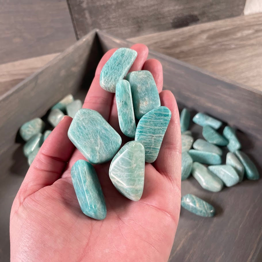 wholesale amazonite crystals madagascar lot