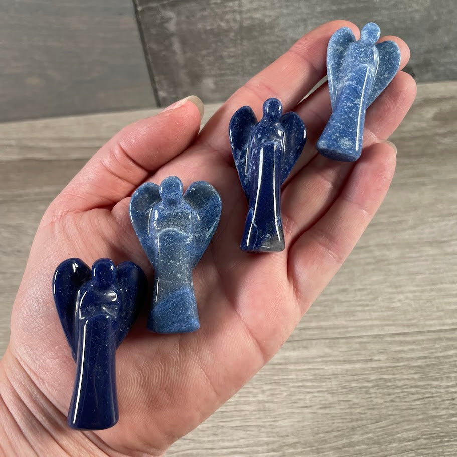 Wholesale Brazilian crystal angel carving display piece