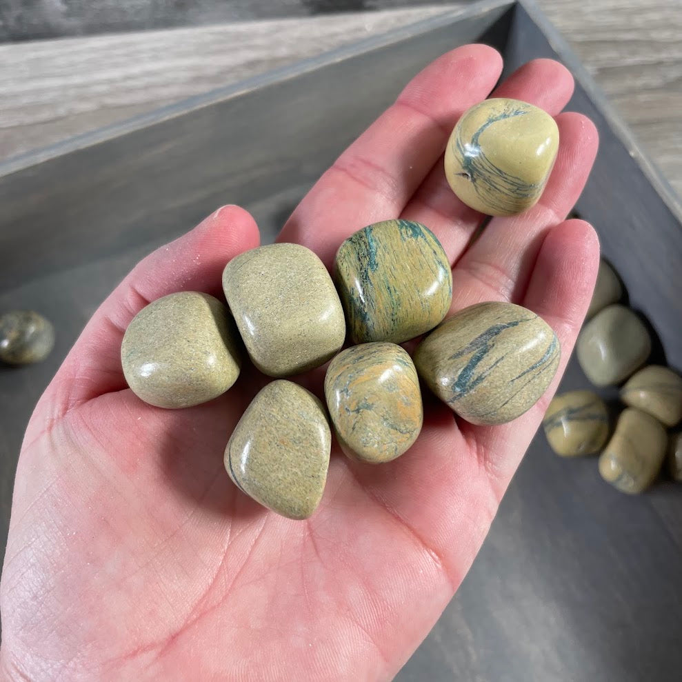 Wholesale Banded Jasper tumbled stones for metaphysical and rock shop resale