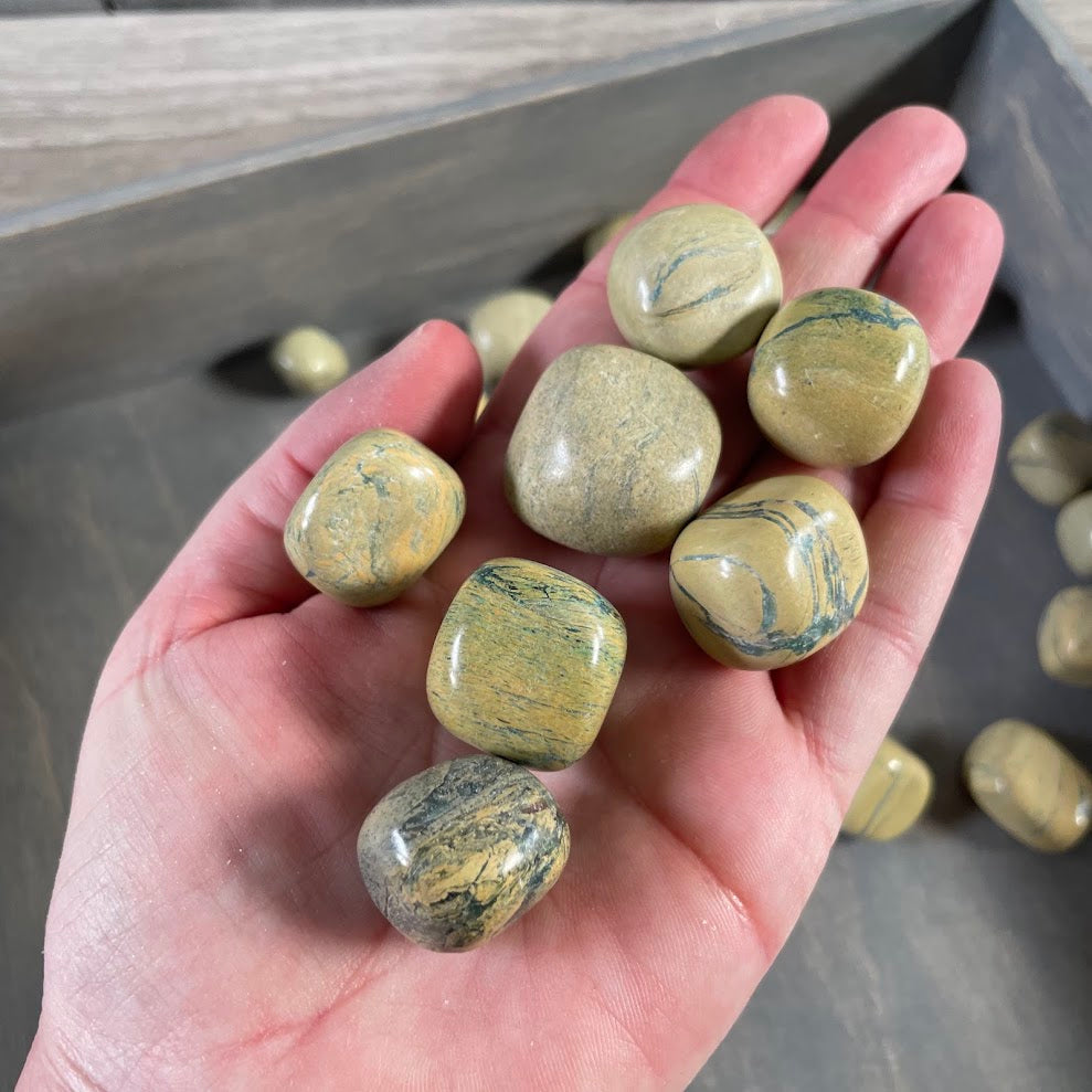 Banded Jasper stones by the pound for crystal stores