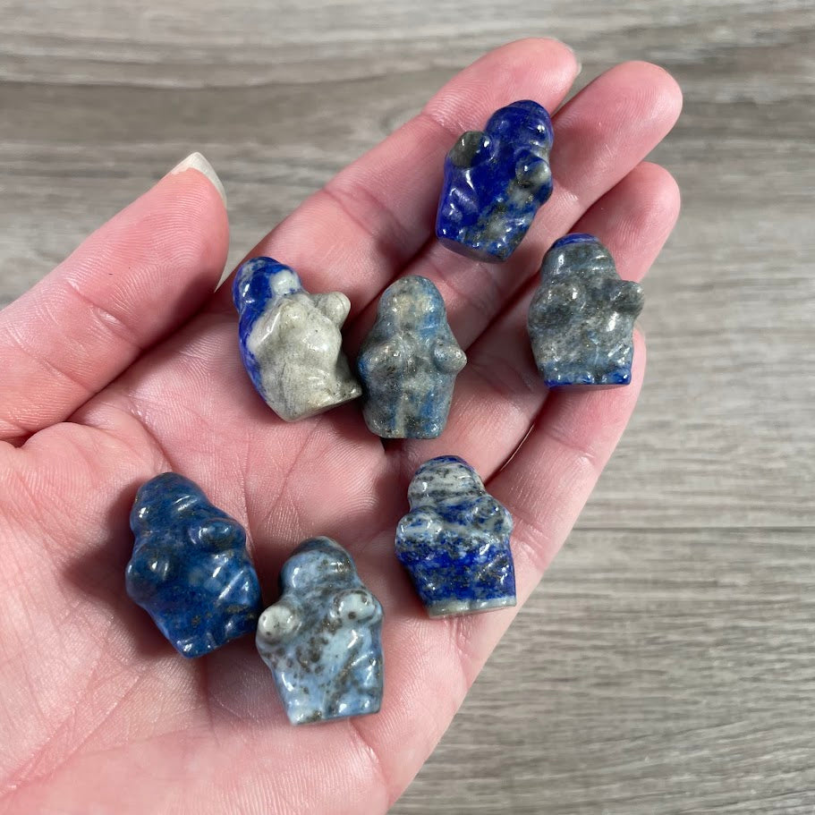 lapis lazuli natural crystal goddess figurine for bulk orders