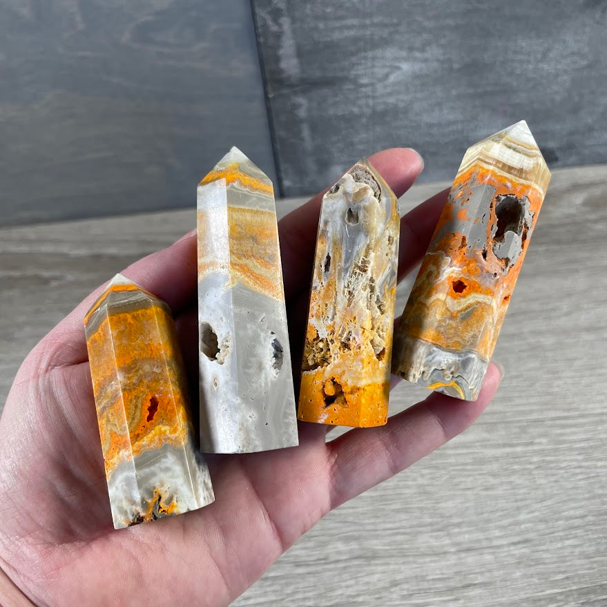 Gemstone Obelisks 2–3 oz for Crystal and Metaphysical Shops