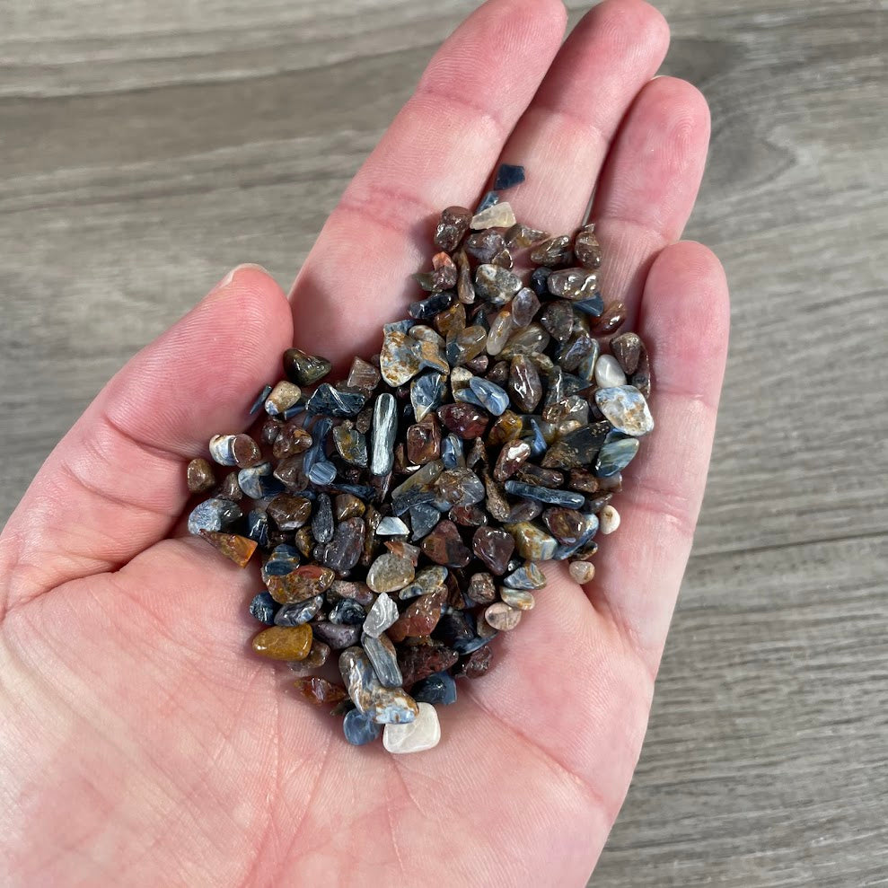 Bulk Gemstone Mini Chips – 22g+ Assorted Crystal Chips for Crafts, Jewelry Making & Resin Art
