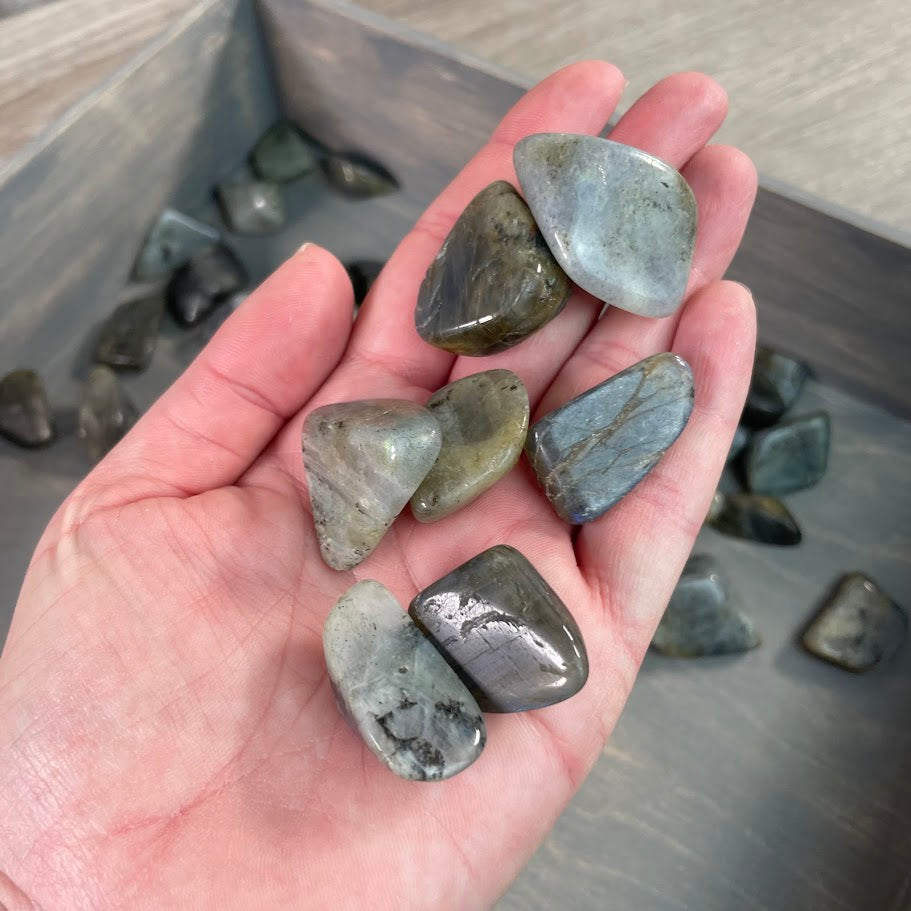 labradorite tumbled stone lot wholesale