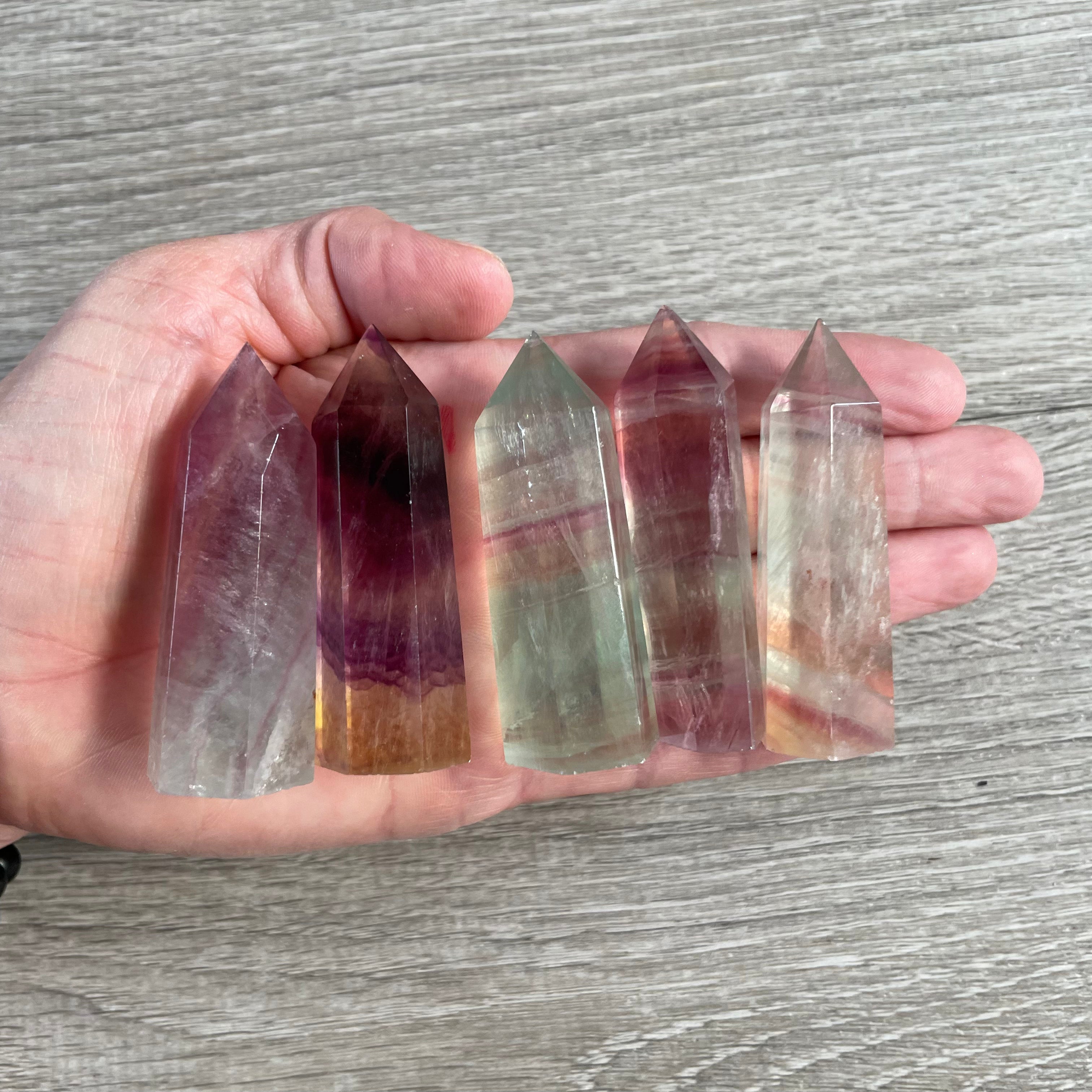 fluorite crystal tower bulk
