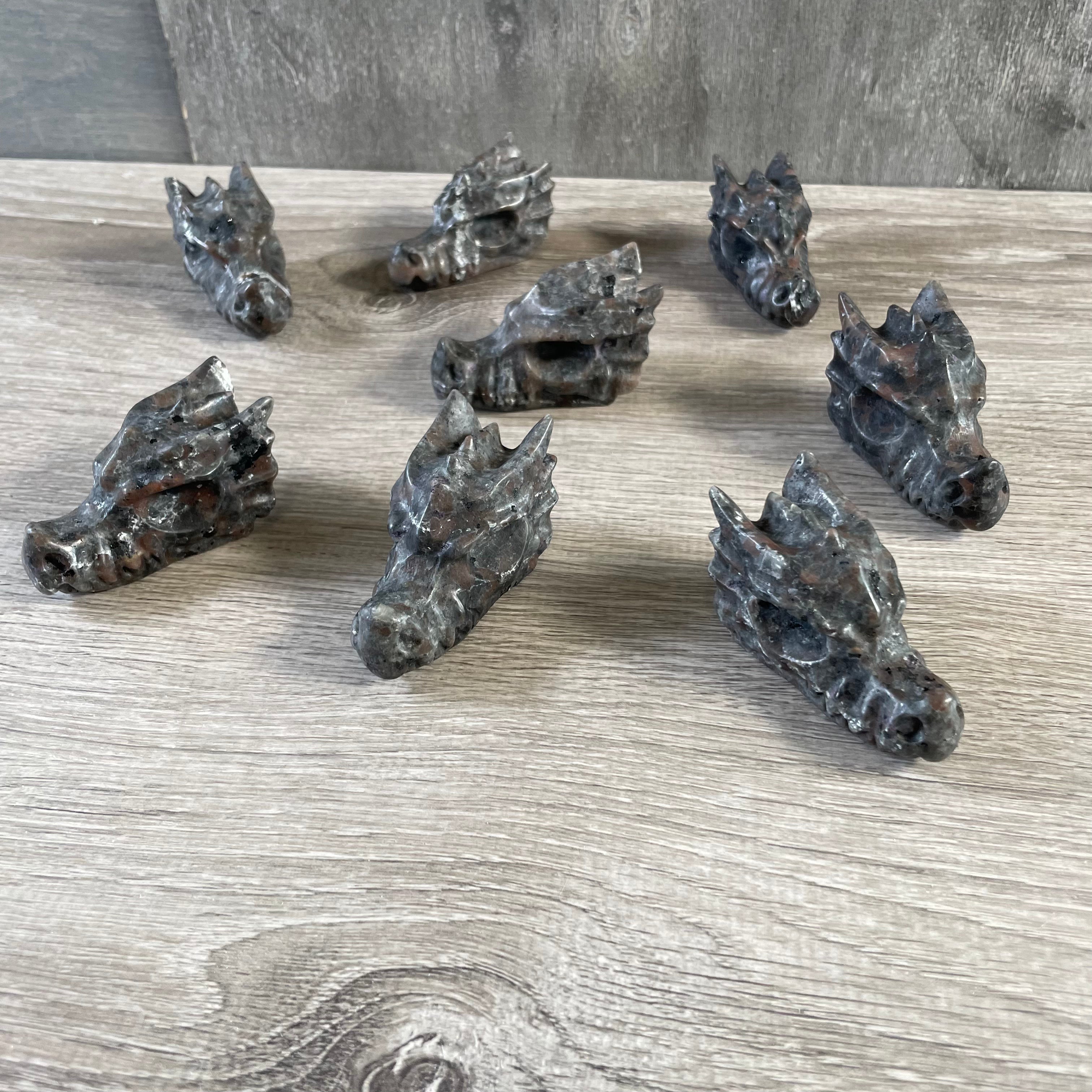 Flame Stone wholesale gemstone skull carvings for crystal collectors