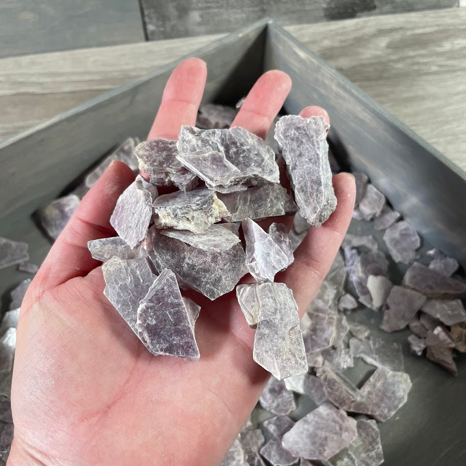lepidolite raw chunks wholesale