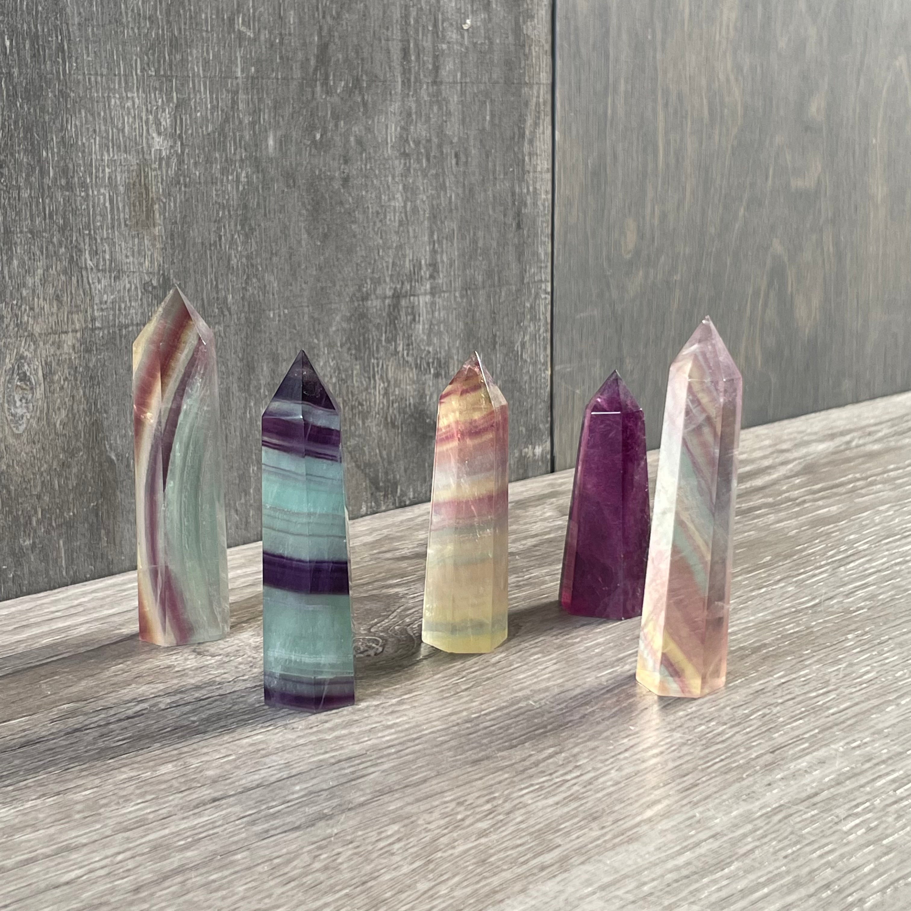 fluorite obelisks for gift shops