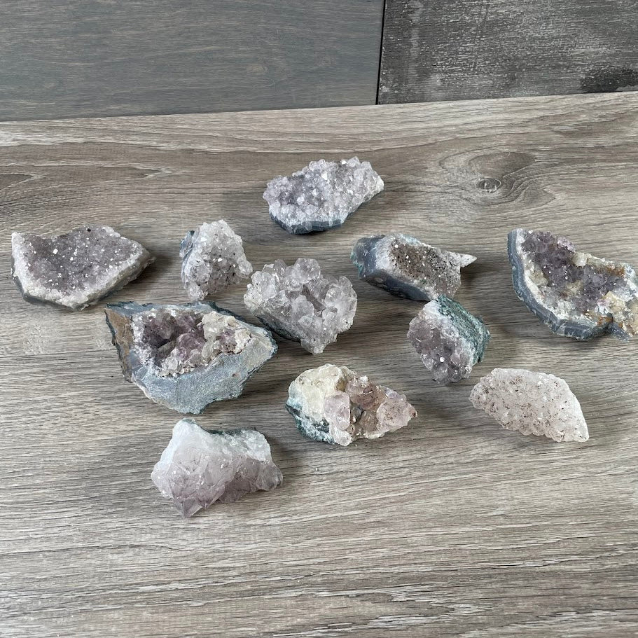 Wholesale Amethyst Raw Rough Cluster Lot – 3 Pounds