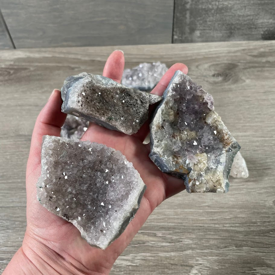 Wholesale Amethyst Raw Rough Cluster Lot – 3 Pounds
