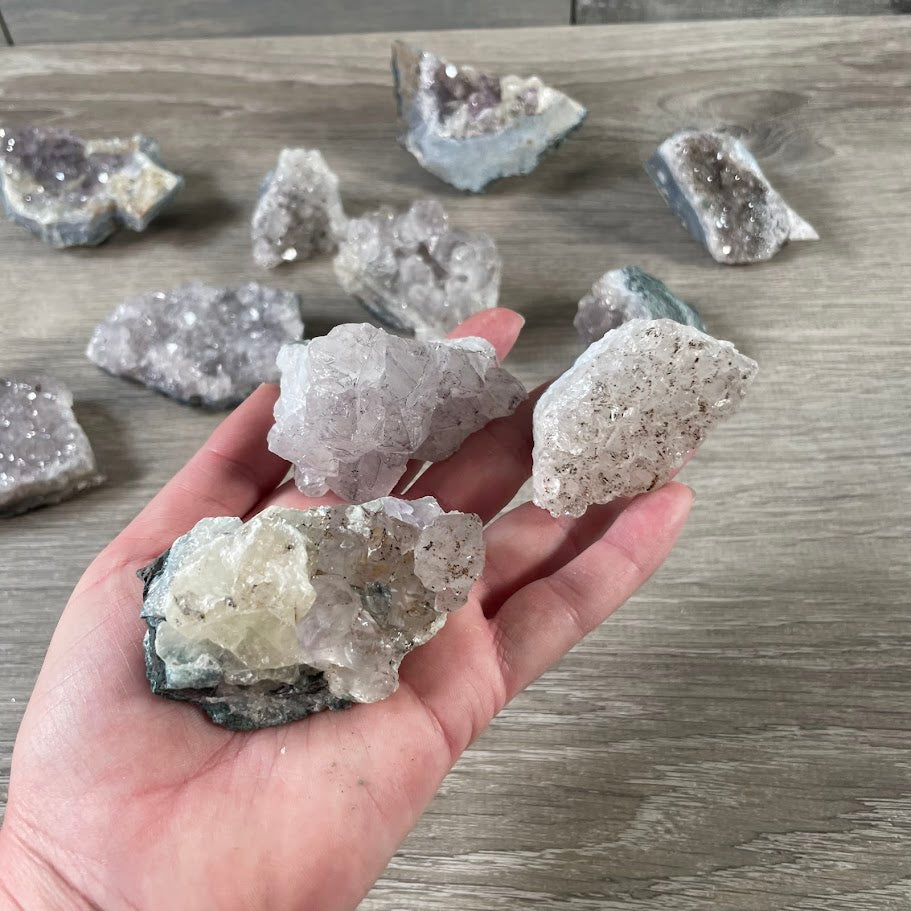 Wholesale Amethyst Raw Rough Cluster Lot – 3 Pounds