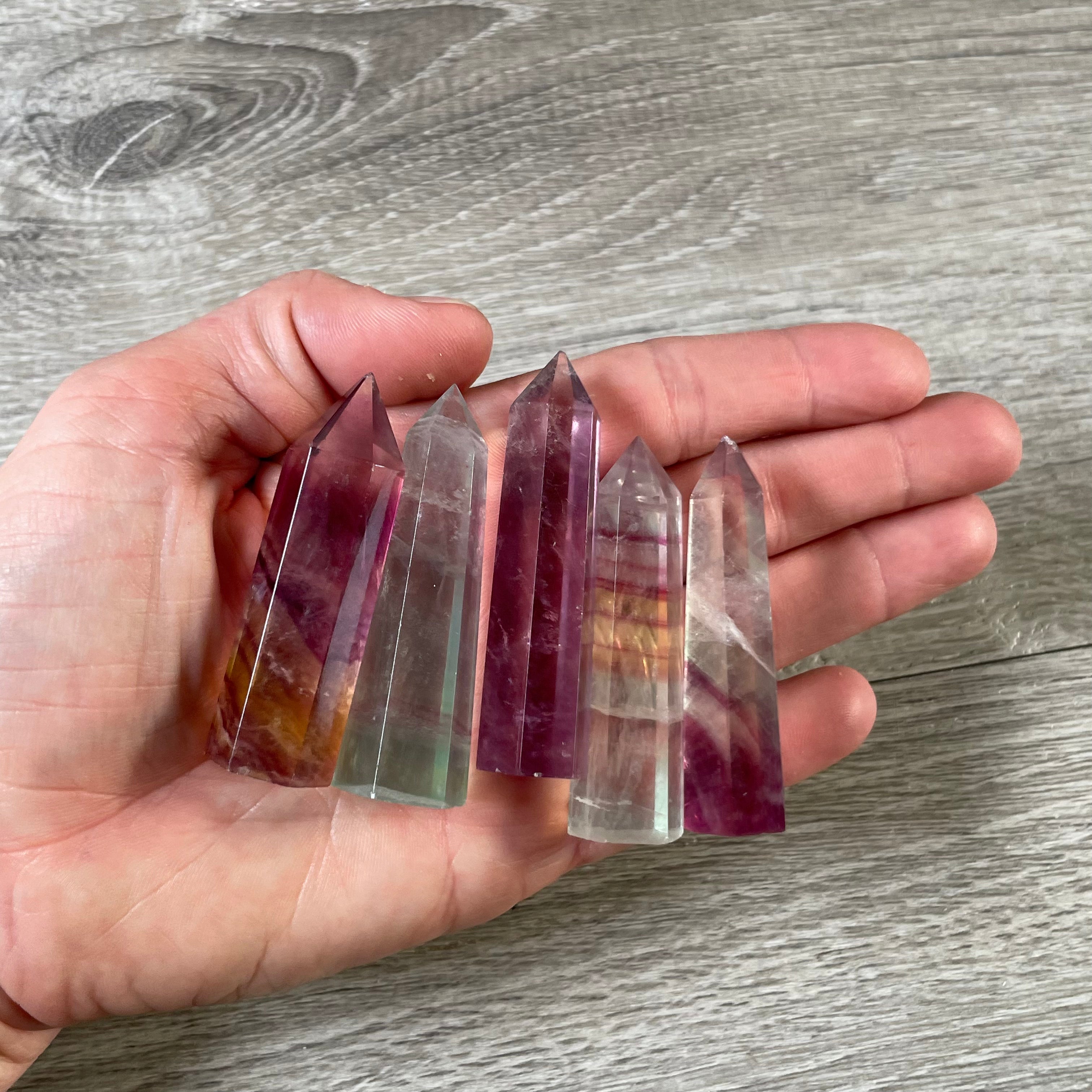 Fluorite Bulk gemstone obelisk lot for resale