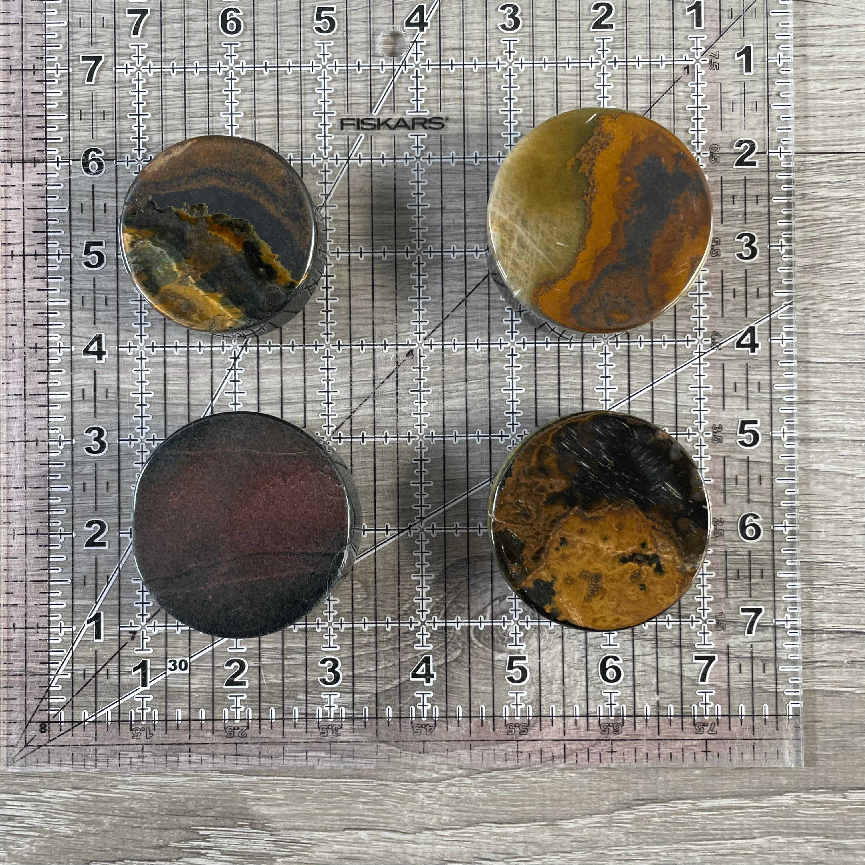 tiger eye crystal gridding supplies