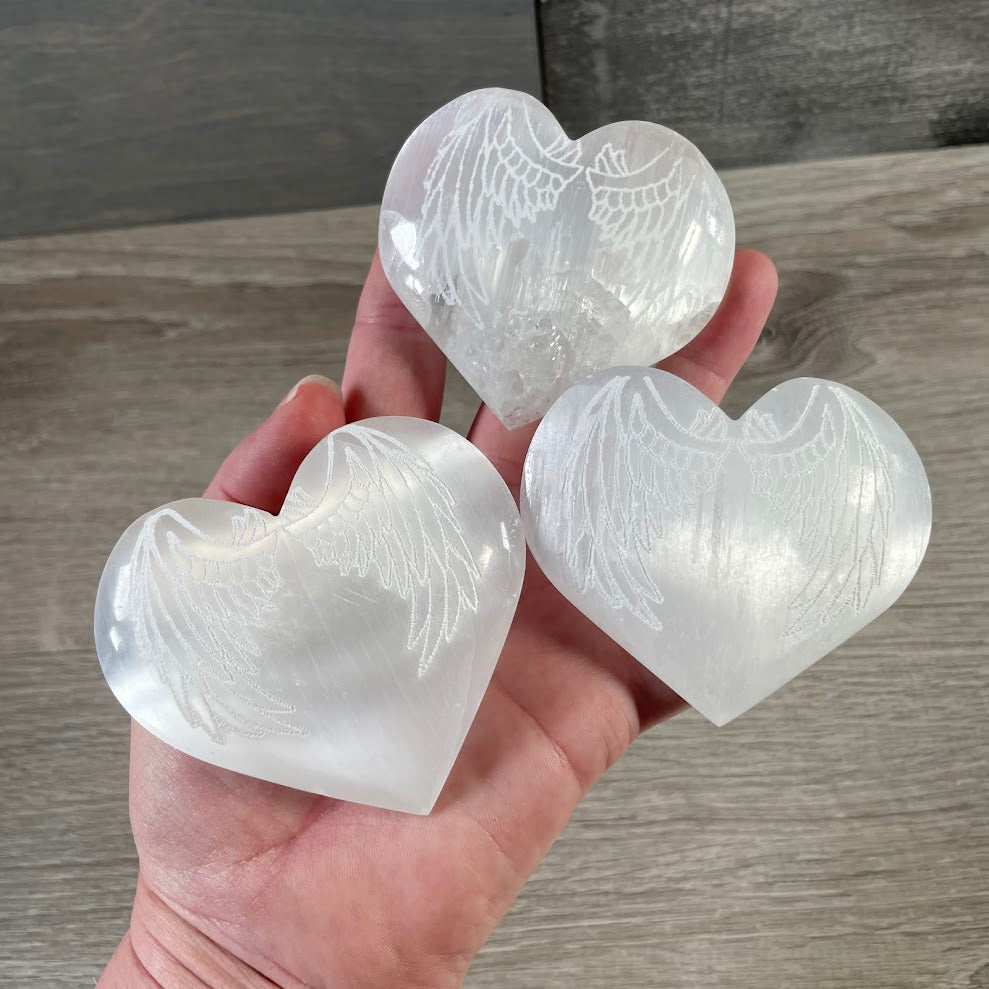 Selenite Heart Wholesale – Crystal Hearts for Energy Cleansing