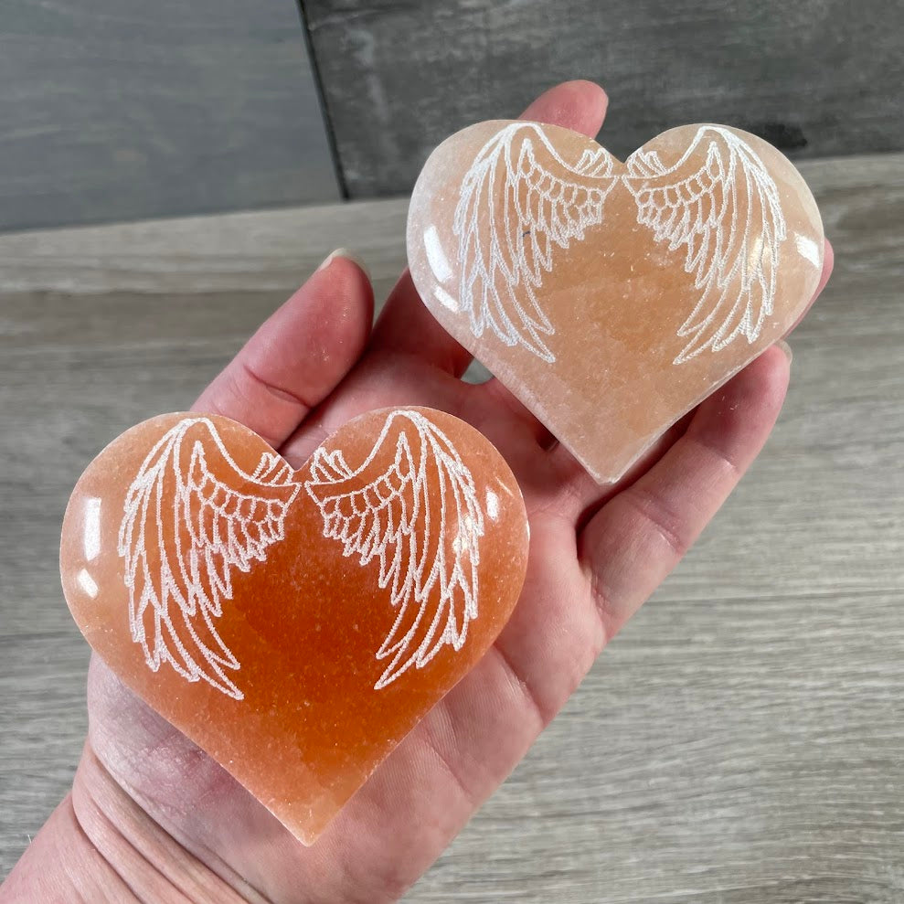 Selenite Heart Wholesale – Crystal Hearts for Energy Cleansing