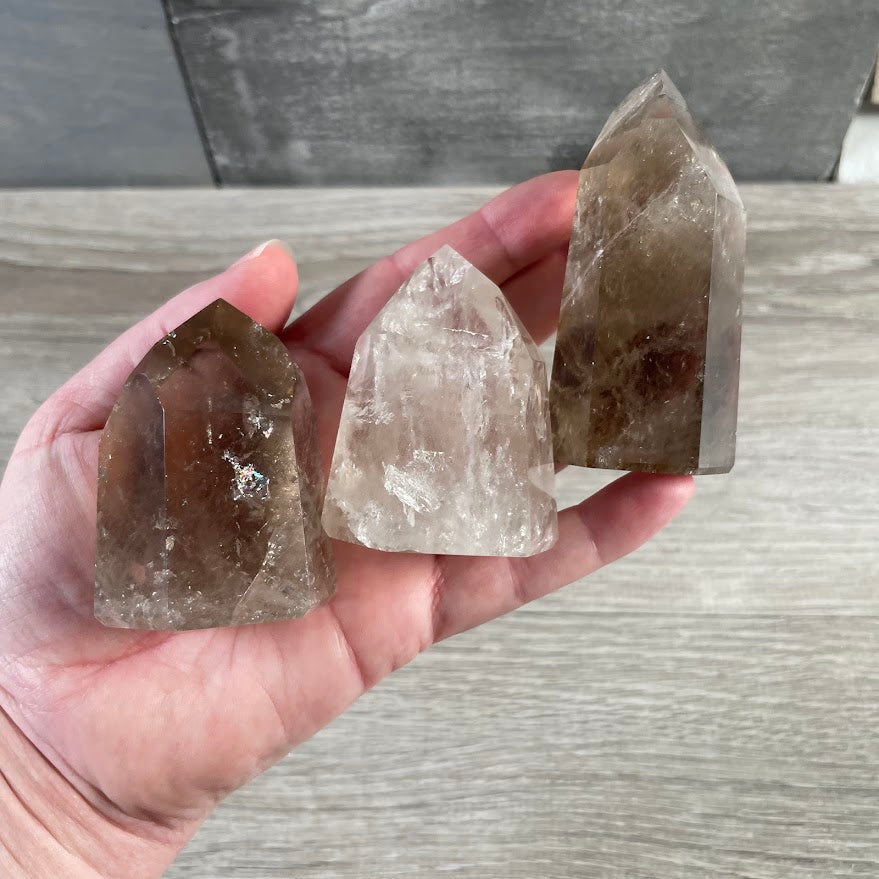 Brazilian Crystal Obelisks Wholesale by Ounce