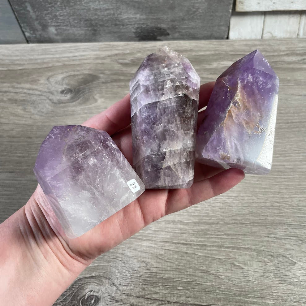 Wholesale Brazilian gemstone obelisks for resale, meditation, altar décor, and crystal displays