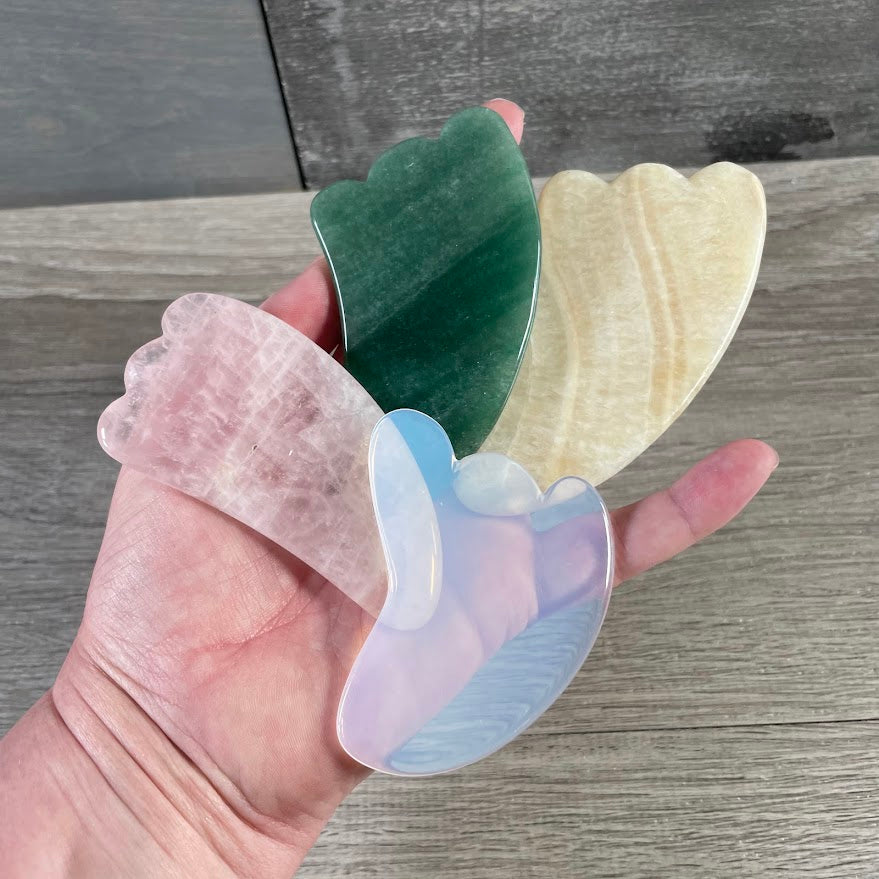 Crystal Gua Sha Facial Massager – Wholesale Skincare Tool