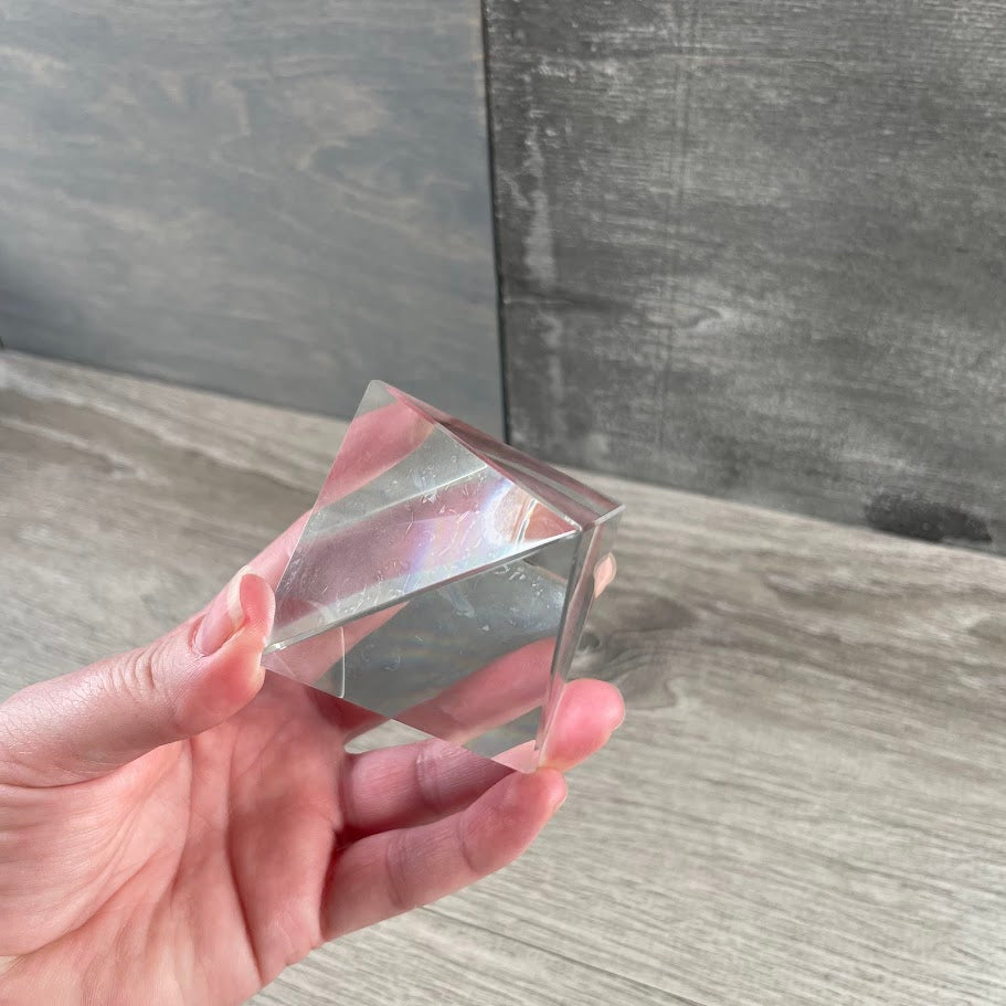Glass 2 inch Pyramid