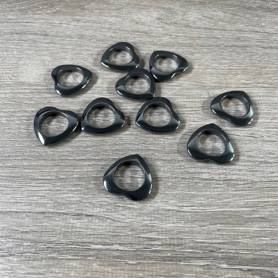 Wholesale hematite heart bead for jewelry making
