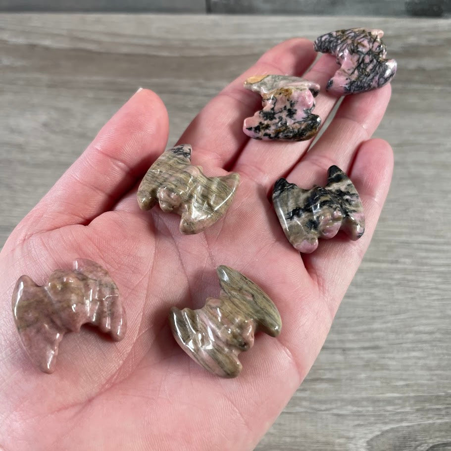 Bat Gemstone Figurines – Mini Crystal Bats for Retailers