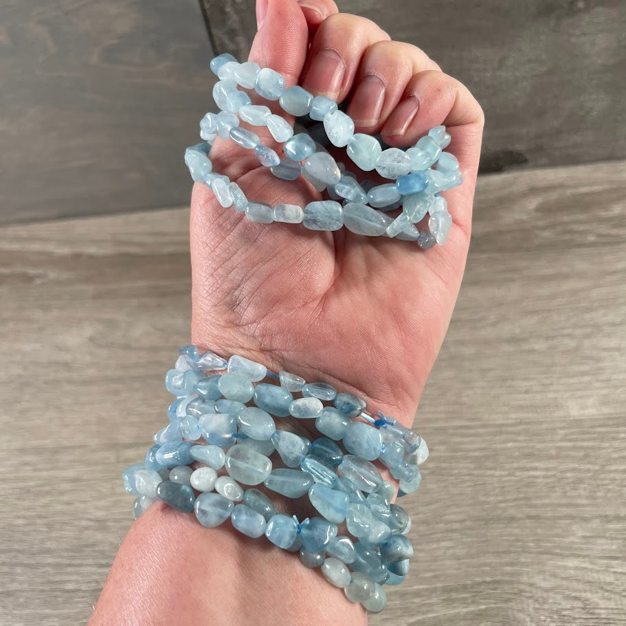 aquamarine bracelets gift shop crystal jewelry