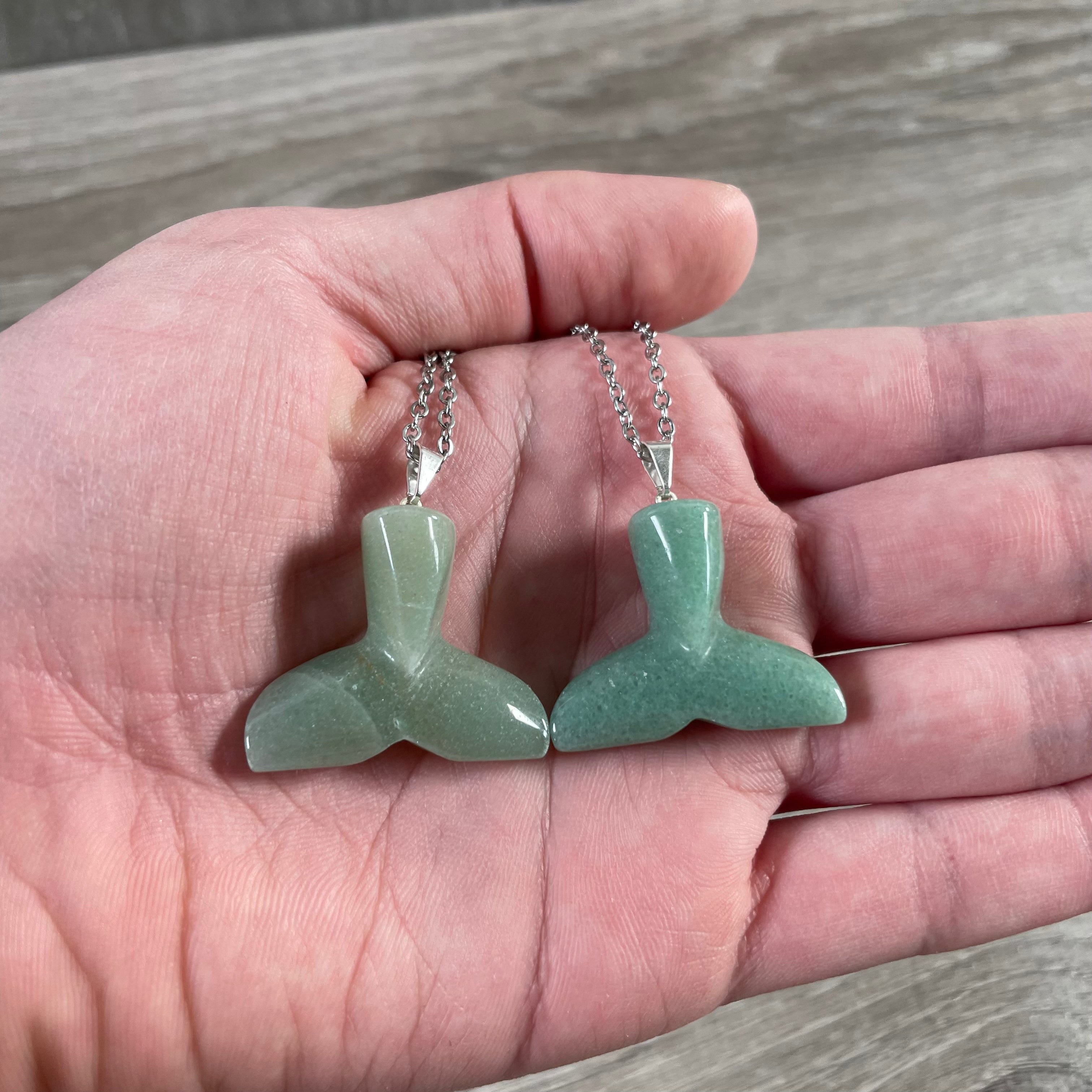 Aventurine ocean crystal pendants bulk