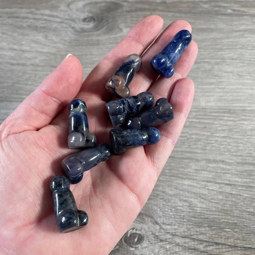 Crystal Phallic Figurine – Small Carved Gemstone Statue