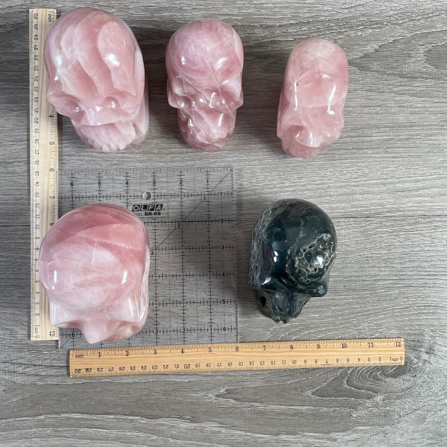 Wholesale gemstone skull carvings for metaphysical shops