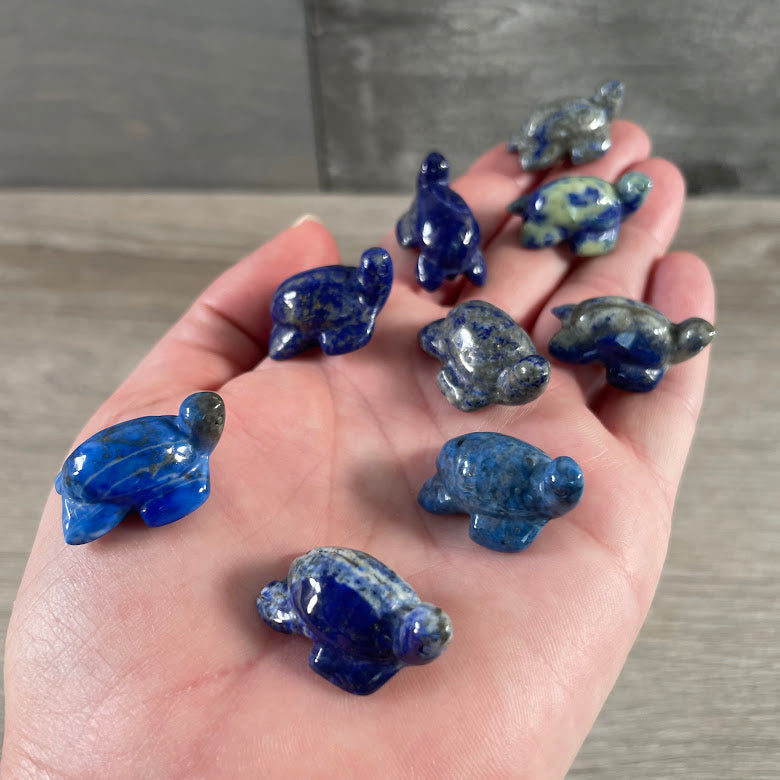 lapis lazuli wholesale crystal sea turtle statue for spiritual stores