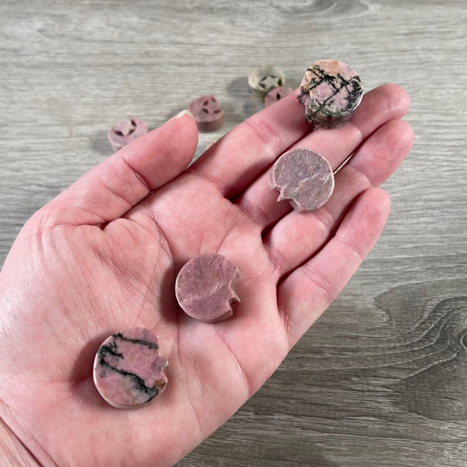 Crescent Moon Crystal Carvings – Assorted Gemstones & Styles