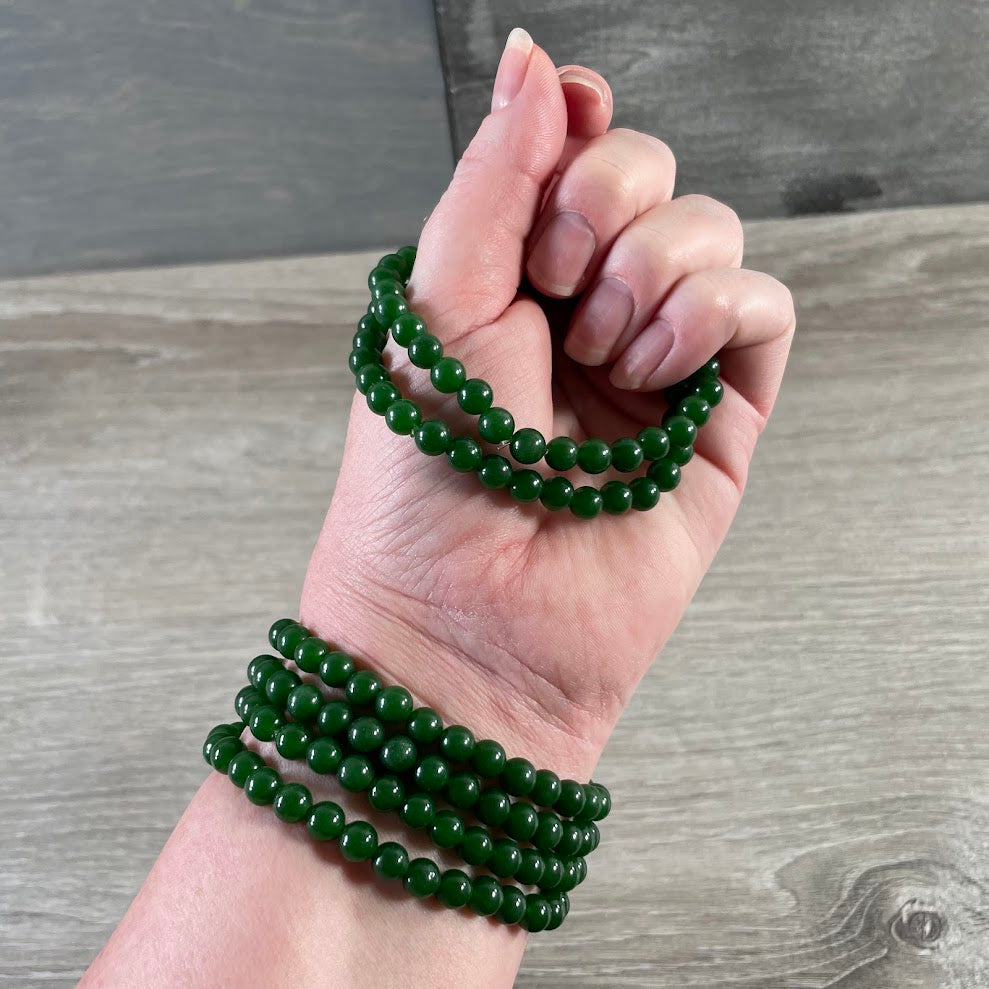 Gemstone Beaded Stretch Bracelets 6mm – Bulk Jewelry